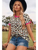Hayley~ Leopard Print T Shirt