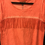 Pink Fringe Top