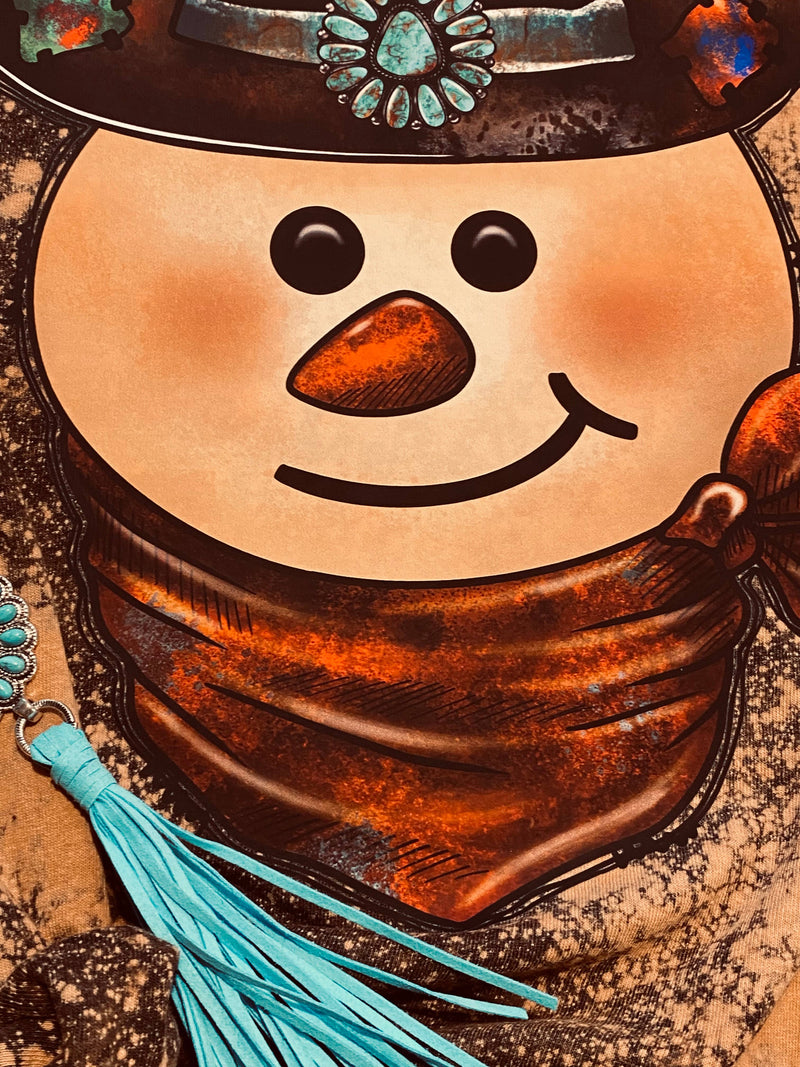 Cowboy Snowman