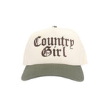 Country Girl Embroidered Trucker Hat