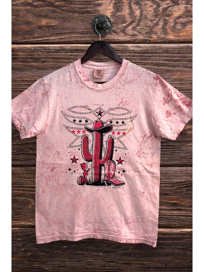 Boot Stitch Cactus Graphic T