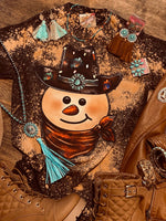 Cowboy Snowman