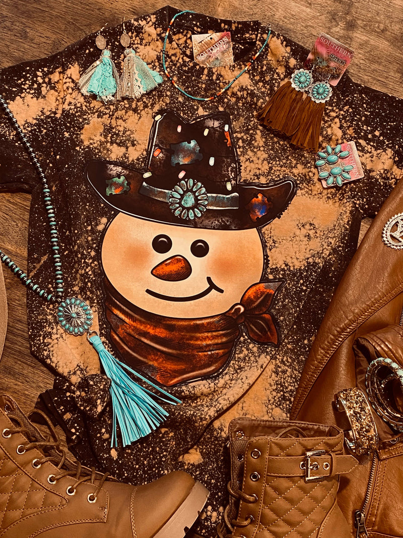 Cowboy Snowman