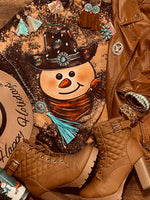 Cowboy Snowman
