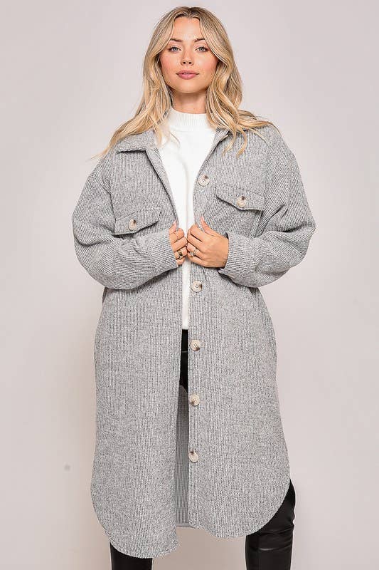 Soft & Cozy Oversized Long Jacket
