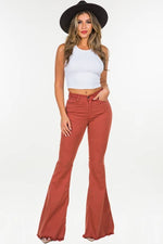 Bell Bottom jean in Rust