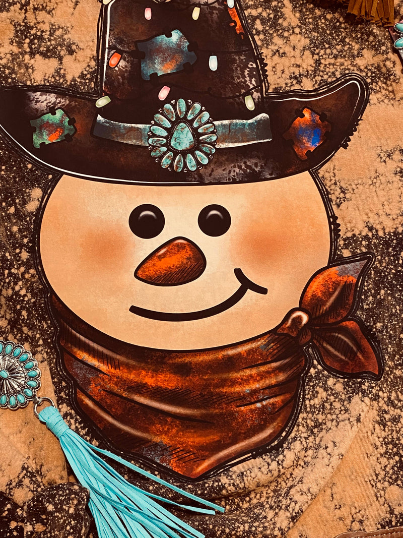Cowboy Snowman