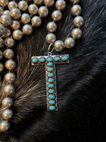 Turquoise Initial Necklaces