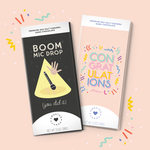 Sweeter Cards Chocolate Bar + Greeting Card in ONE! - Congratulations Chocolate Bar that opens as Greeting Card