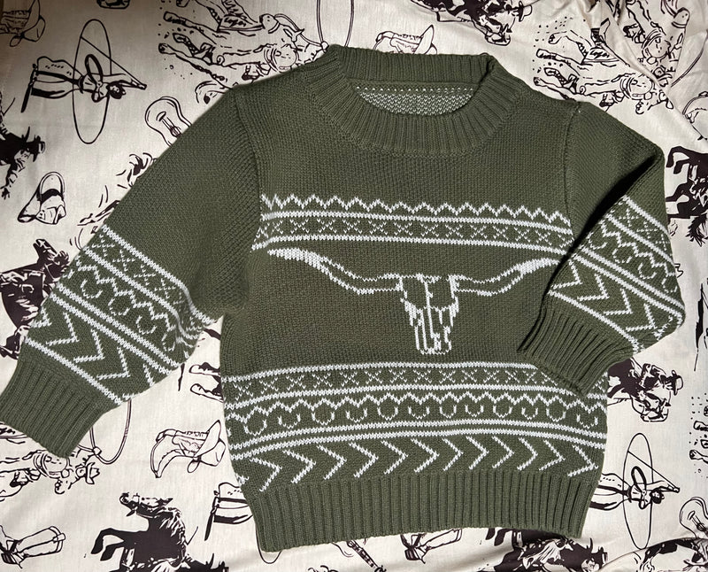 RJ- Laredo Longhorn Sweater