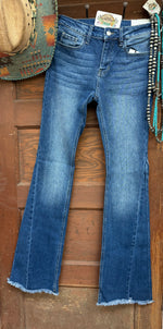 Mid Rise Flare W/ Side Detail