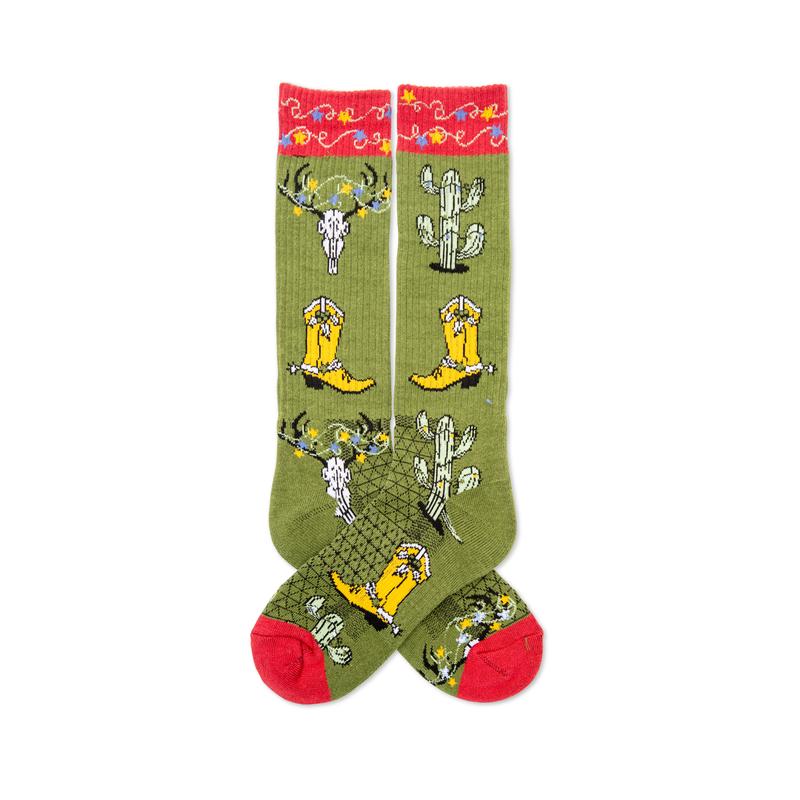 Get A Little Western Holiday Performance Socks