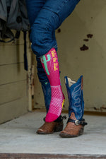 Take The Risk Performance Socks Hot Pink