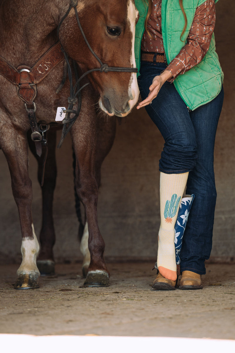 Desert Spirit Cowgirl Performance Socks