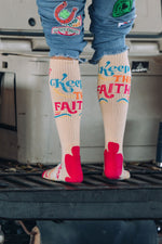Keep The Faith Performance Boot Sock