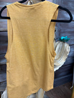 The Mustard Leopard Longhorn Tank