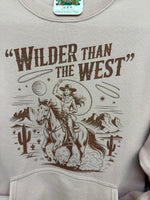 Wilder Than The West Pocketed Crewneck