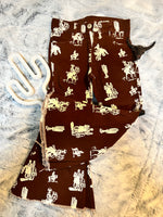RJ- Brown Rodeo Flare Jeans