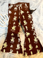 RJ- Brown Rodeo Flare Jeans