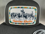 American Rancher-Checking Cows Charcoal