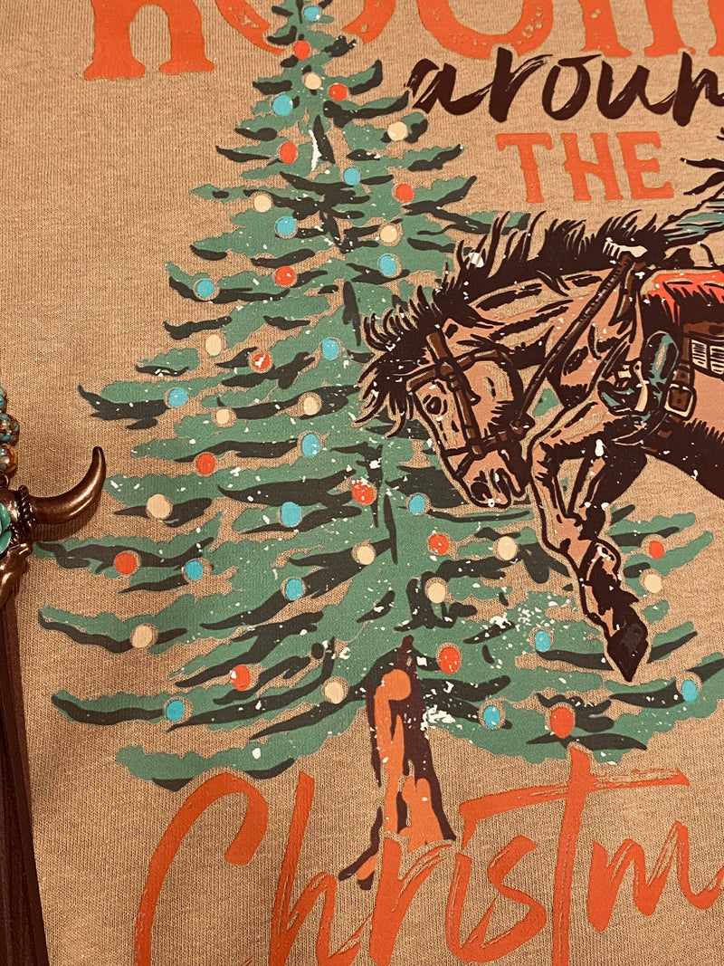 Western Rockin’ around the Christmas Tree Tee