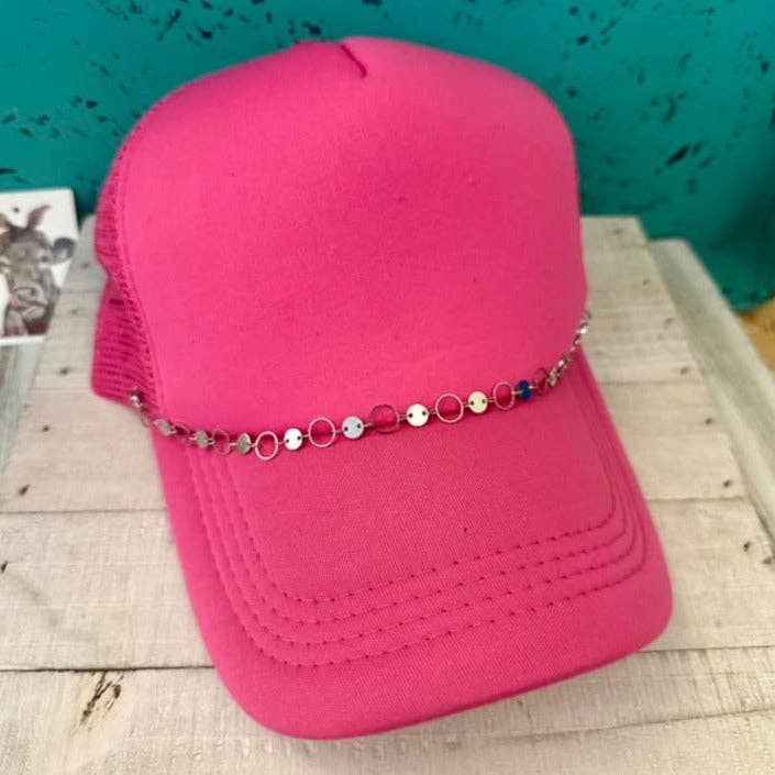 MULTI FLOWER Trucker Hat Chain