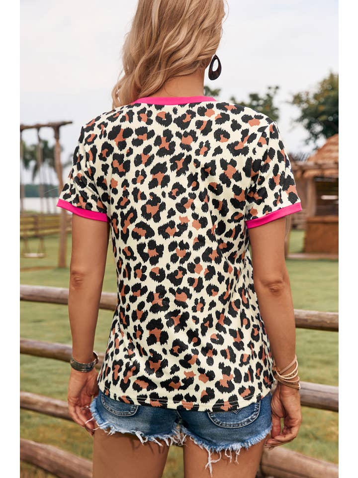Hayley~ Leopard Print T Shirt