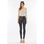 Kan Can Vegas Nights Black Skinny Pleather