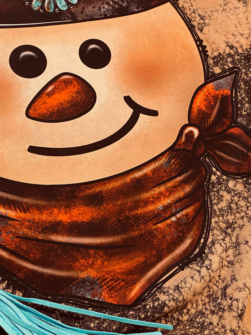Cowboy Snowman