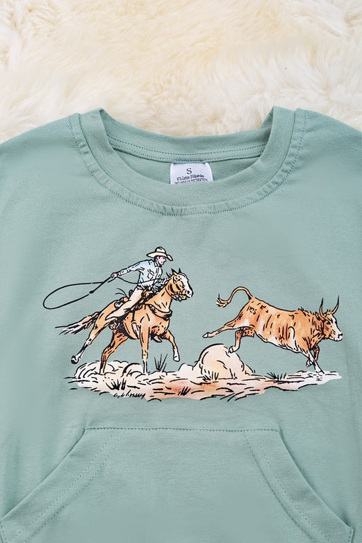 RJ-On the Ranch Graphic crewneck