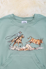 RJ-On the Ranch Graphic crewneck
