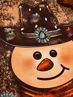Cowboy Snowman