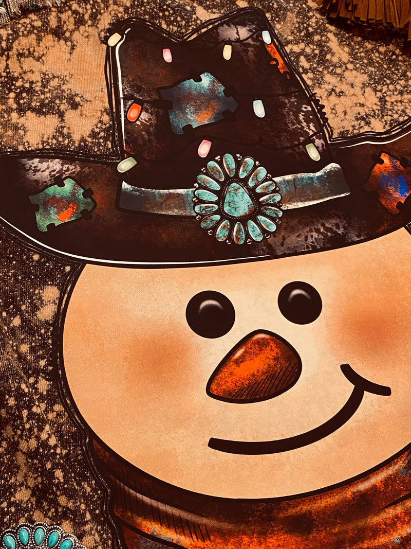 Cowboy Snowman