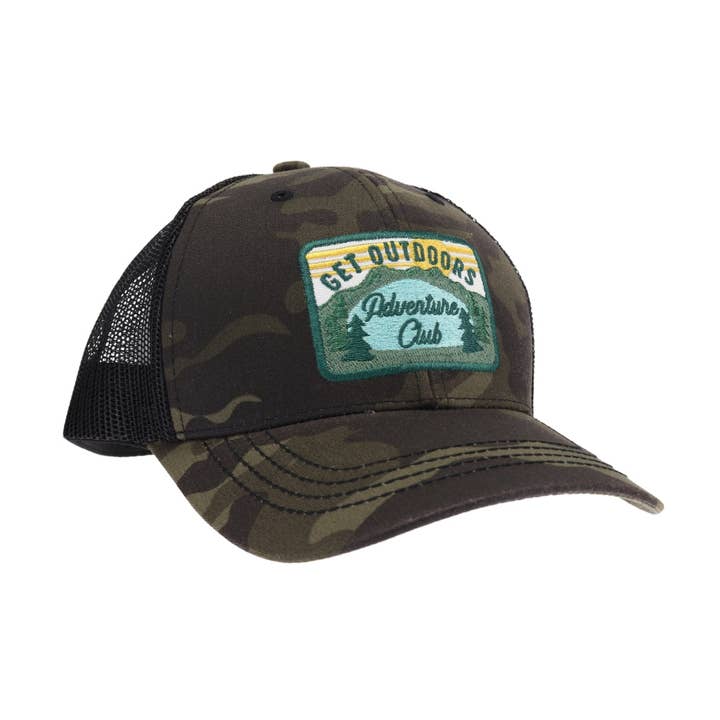 Embroidered Adventure Club Patch CC Ball Cap