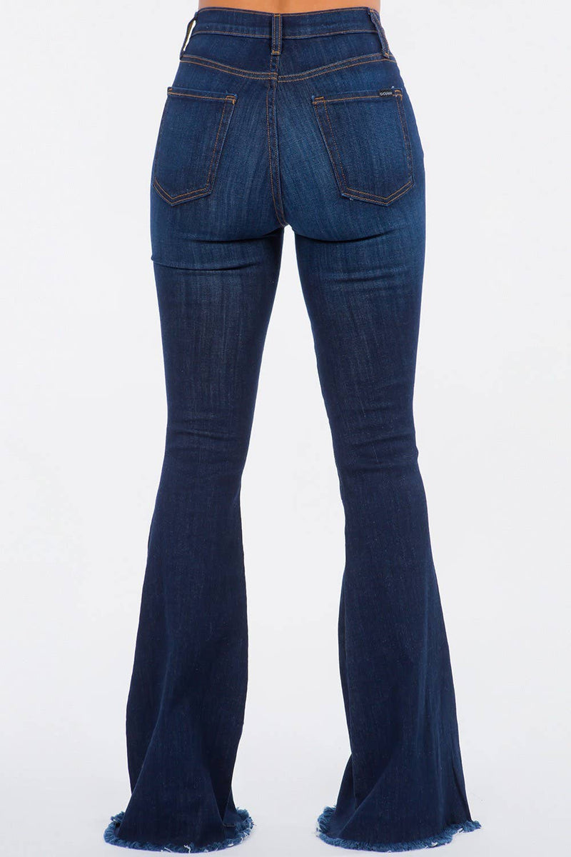 NFR Bell Bottom Jean in Dark Denim