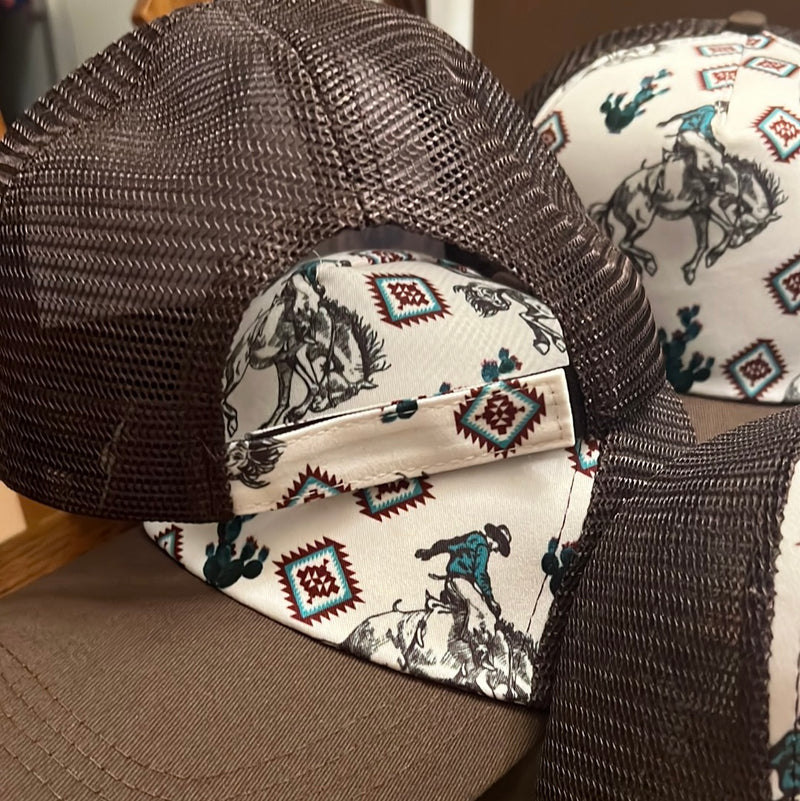Wild Western Cactus Ball Cap