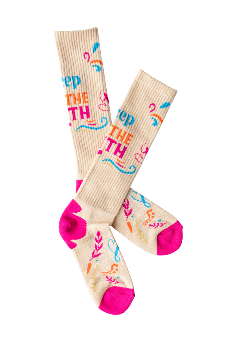 Keep The Faith Performance Boot Sock