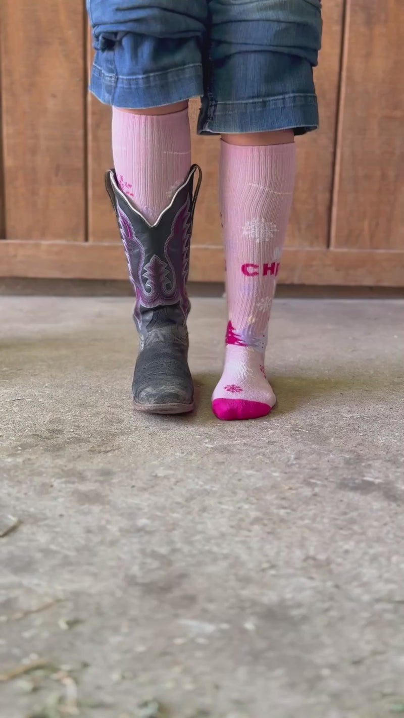 Merry Christmas Y'All Performance Boot Socks