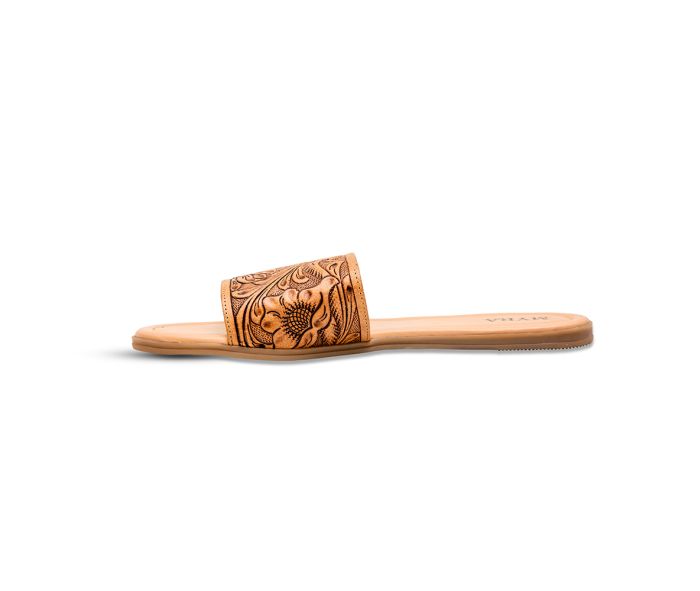 Coppu Western Hand-Tooled Sandals
