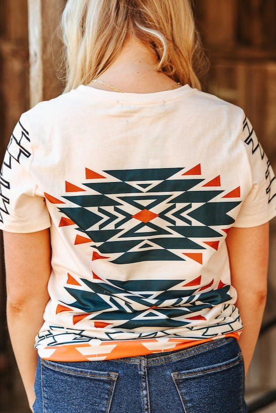 The Boot Aztec Graphic Top