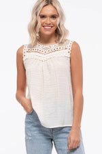 Lace Sleeveless Top