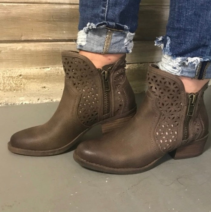 Etta Taupe Bootie