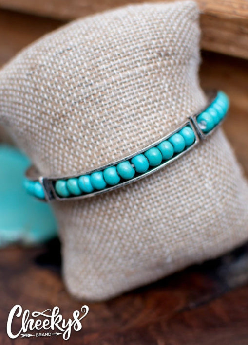 Jana Stretch Turquoise Bracelet