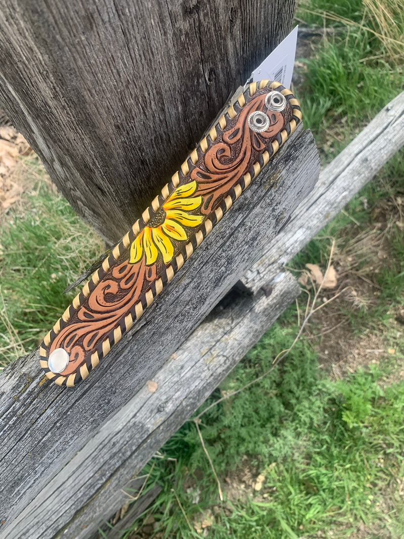 Leather Snap Cuff