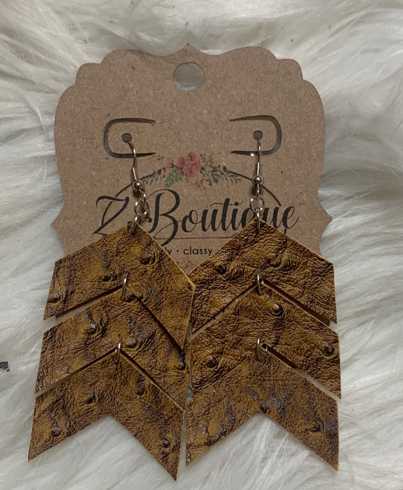 Chevron Dangle Earring