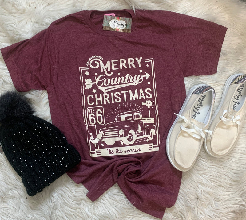 Country Christmas Graphic Tee