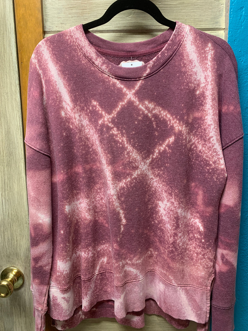 Lavender Distressed Sweater (LARGE)