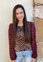 Leopard Bubble Sleeve