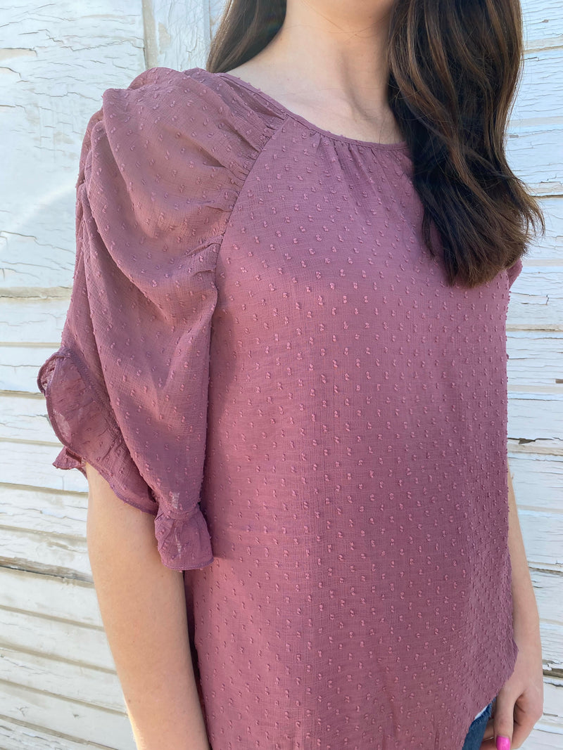 Ruffle Sleeve Top