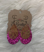 Double Tear Dangle Earring